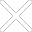 A graphic of
          a X icon